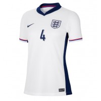 Camiseta Inglaterra Declan Rice #4 Primera Equipación para mujer Eurocopa 2024 manga corta